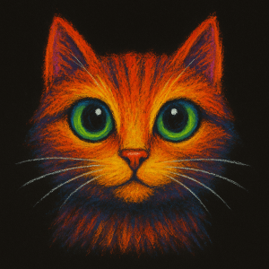 Oil Pastels on paper